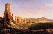 Thomas Cole Aqueduct near Rome oil painting